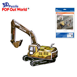 3D PUZZLE Excavator  Made in Korea